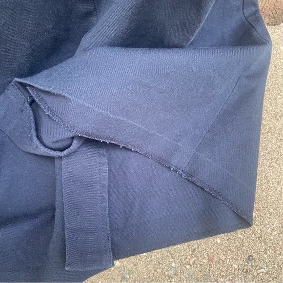 BANANA REPUBLIC Women’s Colorblock Navy Black Sleeveless Pencil Dress Size 6 P - Picture 9 of 9